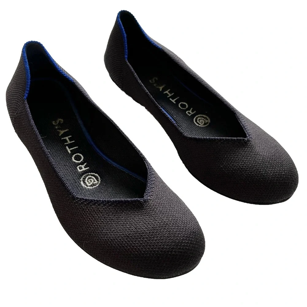 ROTHY’S THE FLAT BALLET SIZE 6 TRENDY CLOSET STAPLE CAPSULE WARDROBE MINIMALIST - Picture 1 of 7